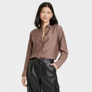 Women's Long Sleeve Button-Down Shirt